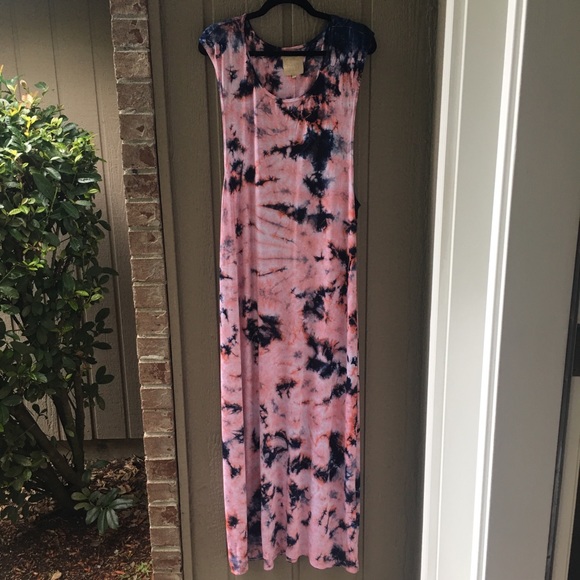 NWT Revolve Chaser Maxi Dress, Candy Tie Dye, Sized Small - Picture 4 of 12